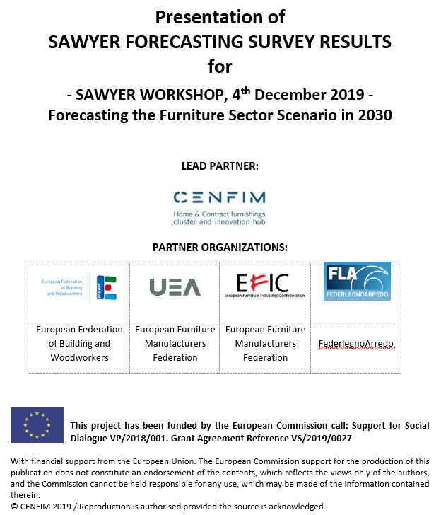 The SAWYER forecasting survey results